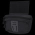 The Condor Draw Down Waist Pack Gen III is a black utility pouch with a zippered main compartment and large Velcro top flap, designed for easy attachment to gear—ideal for military or first responder use.